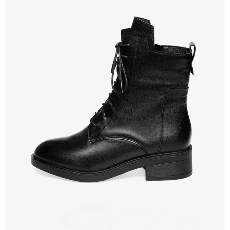 Botines Mujer Piel Sintética Punta Afilada