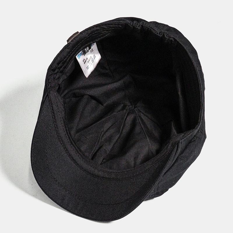 Boina Hombre Estilo Retro Flatcap Ajuste Clásico