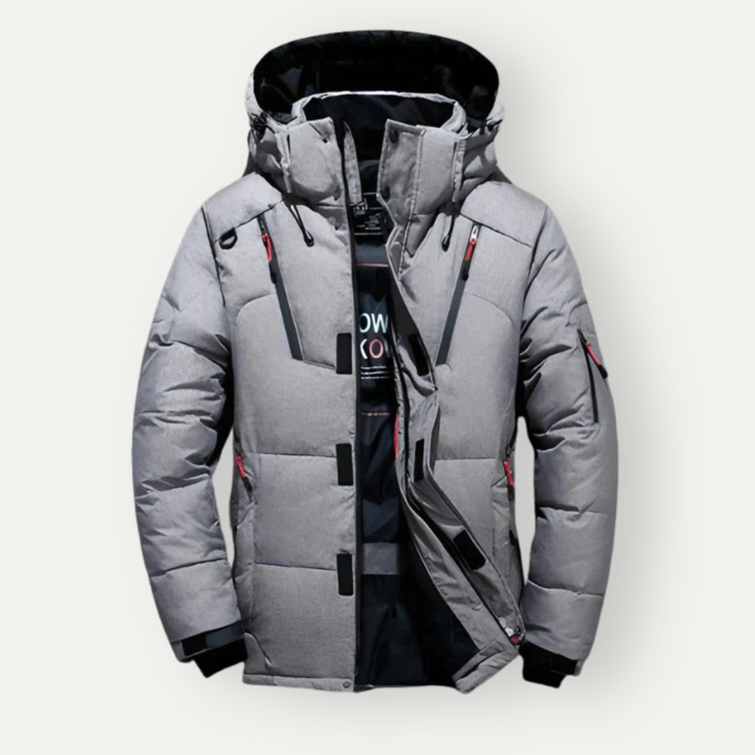 Chaqueta Invierno Hombre Aislante con Capucha