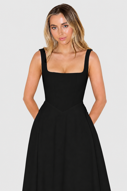 Vestido Mujer Elegante Corte Grace