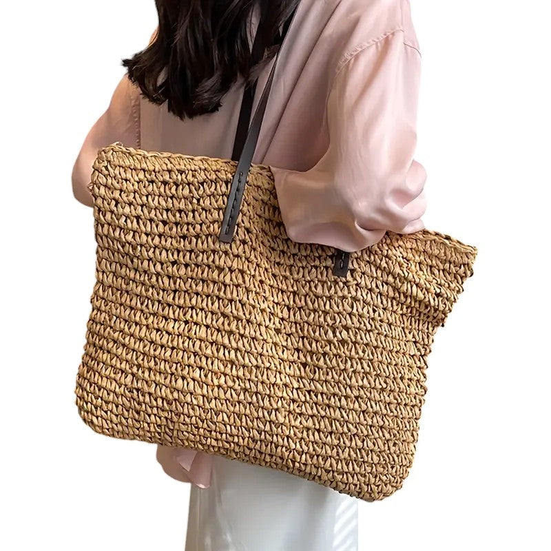 Bolso Tote Mujer Espacioso Estilo Relajado Playa