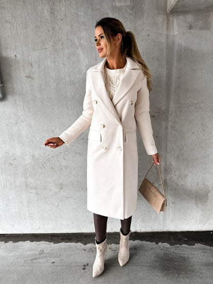 Abrigo Mujer Casual Otoño Invierno Corte Clasico