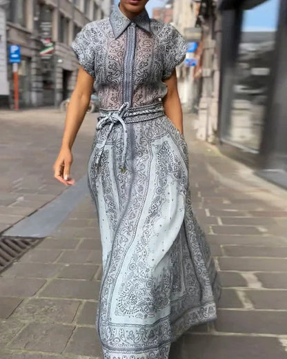 Conjunto Veraniego Mujer de Dos Piezas con Cintura Ajustable - Mavetta