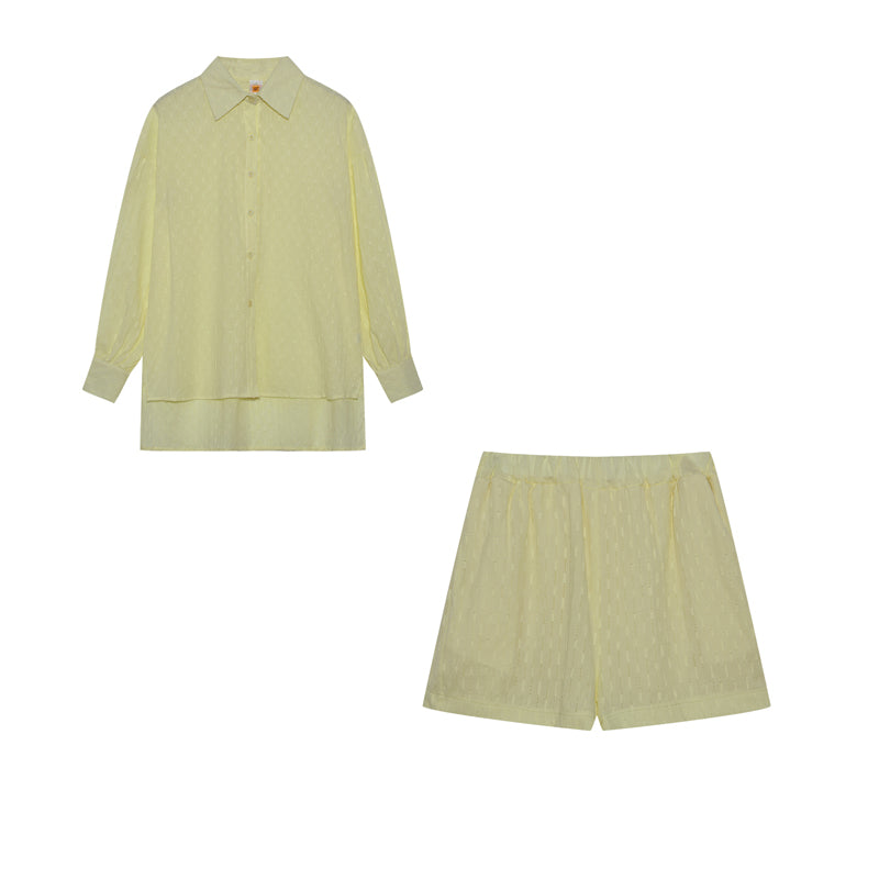 Conjunto Veraniego Mujer Blusa Fluida y Short Ligero