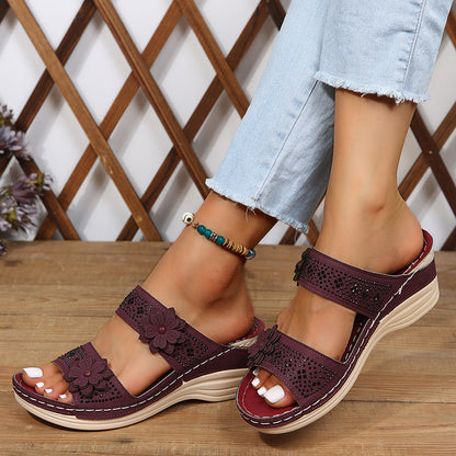 Sandalias Mujer con Cuña Comodas y Elegantes Ajuste Seguro