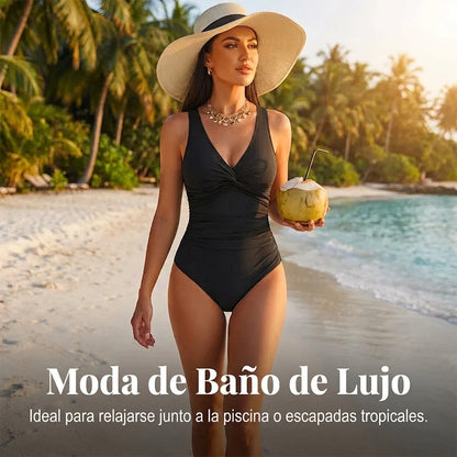 Bañador Mujer Moldeador Escote en V