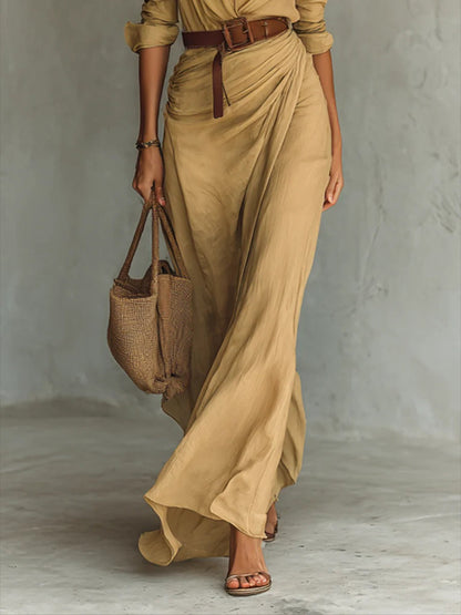 Vestido Mujer Ligero Versátil Corte Casual