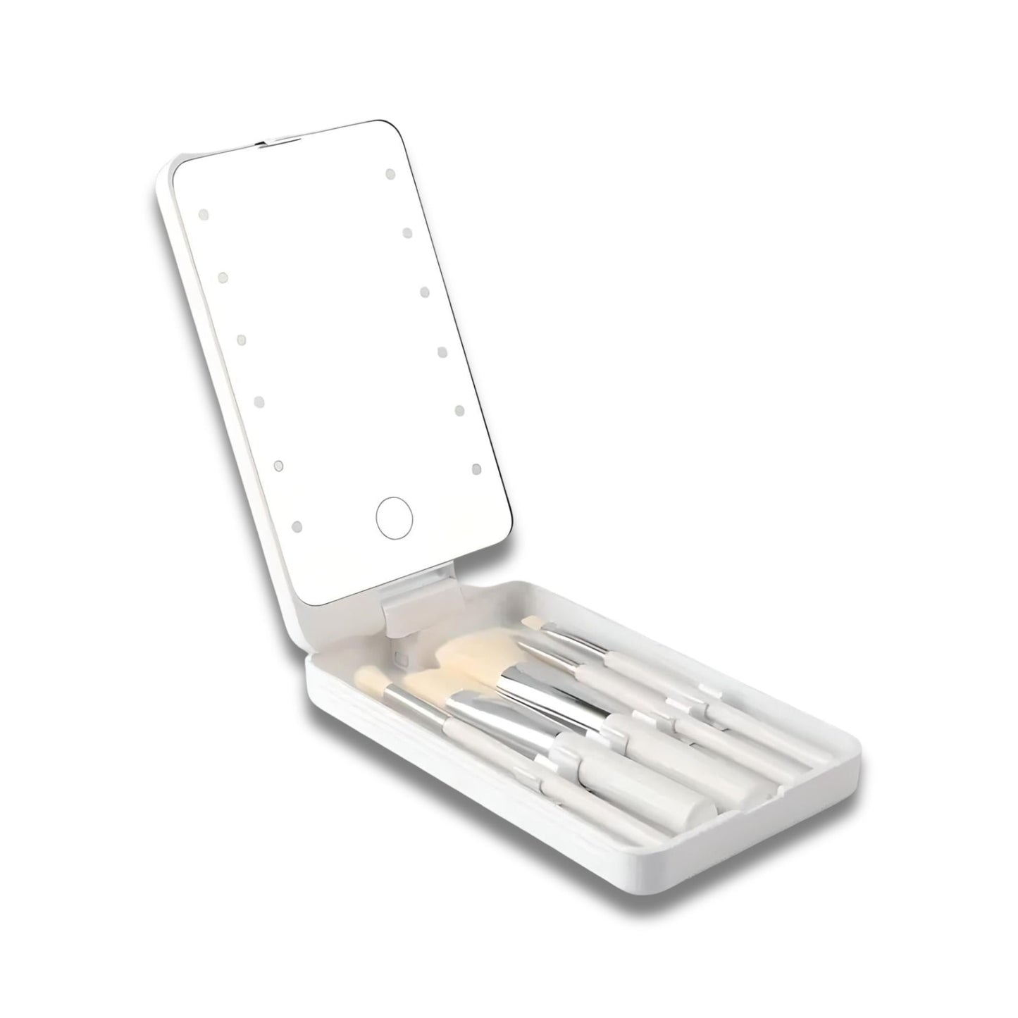 Set de brochas maquillaje Unisex con estuche compacto viaje - Mavetta
