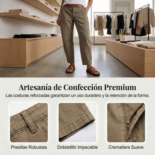 Pantalón utilitario Mujer de cintura alta entallado - Mavetta