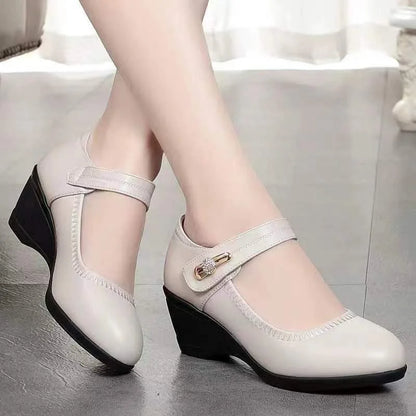 Zapatos Tacón Medio Mujer Diseño Ergonómico Uso Diario