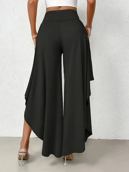 Vestido Mujer Elegante con Dobladillo Asimétrico