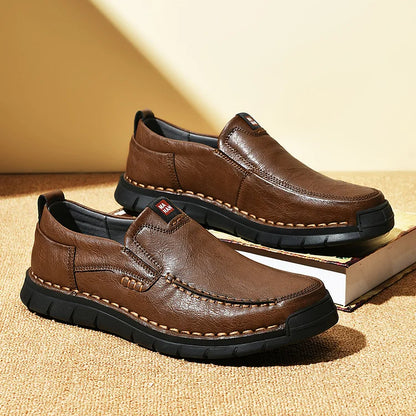 Zapatos Hombre de Cuero Sin Cordones Elegantes y Practicos - Mavetta