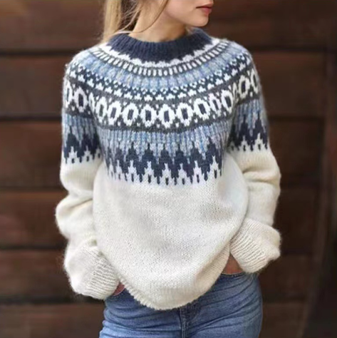 Jersey Clásico Mujer de Punto Suave Ajuste Regular - Mavetta
