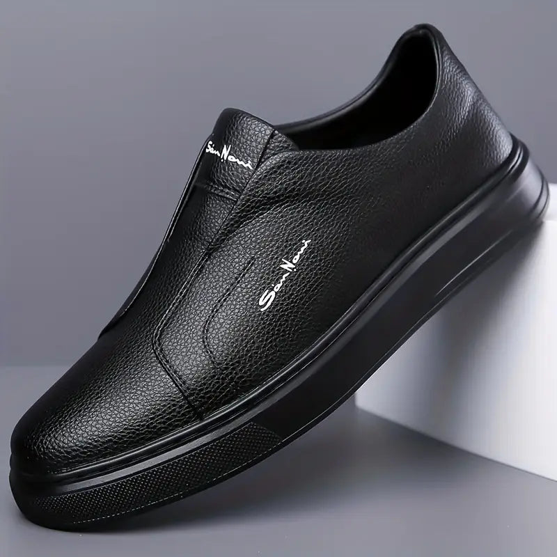 Zapatos Slip-On Hombre Cuero Suave Confortables