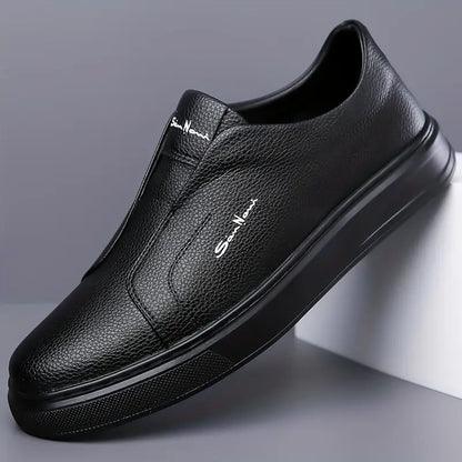 Zapatos Slip-On Hombre Cuero Suave Confortables
