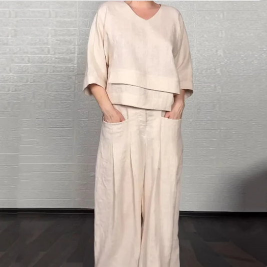 Conjunto Mujer Holgado y Pantalón Ancho - Mavetta