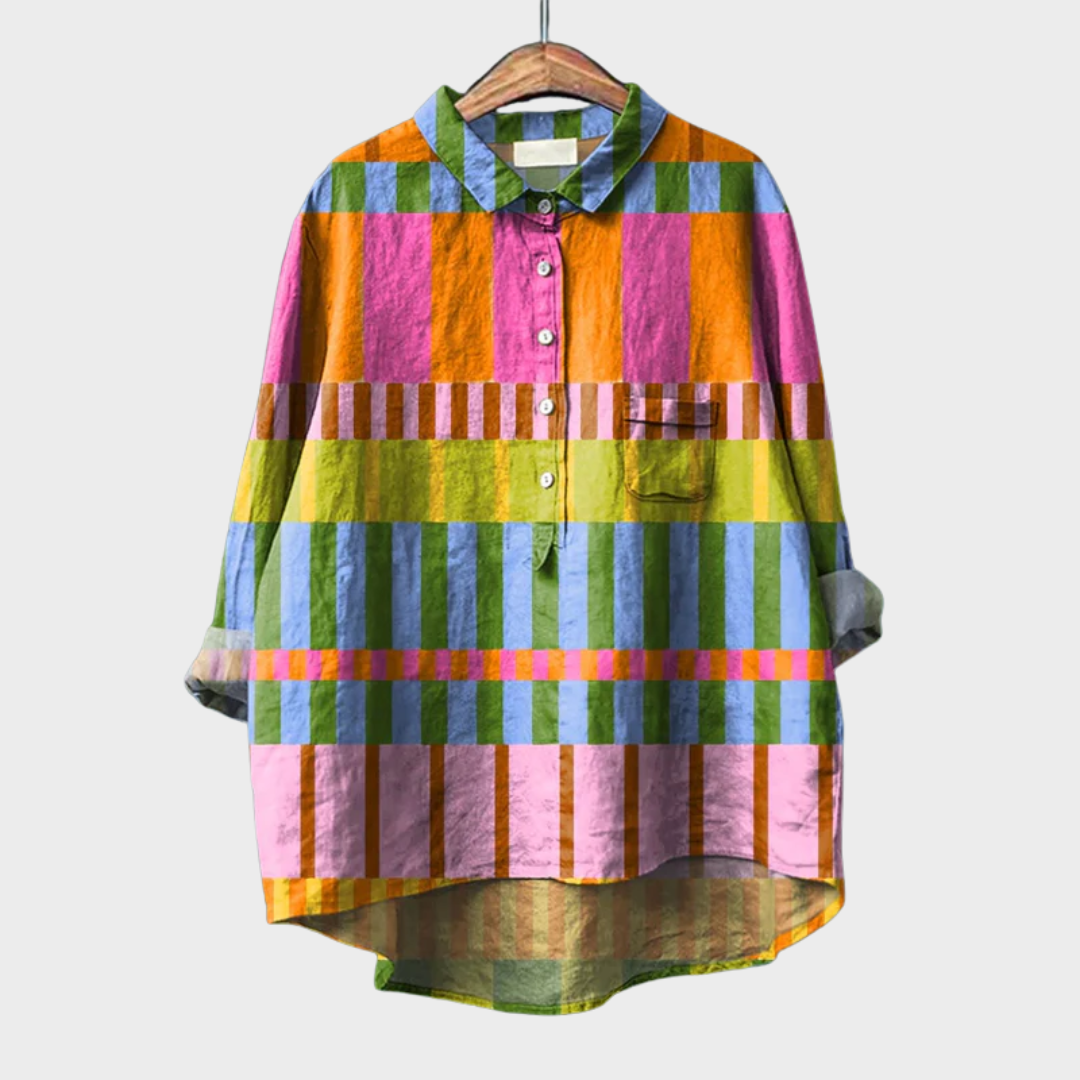 Blusa Mujer Elegante Verano Ajuste Clásico - Mavetta