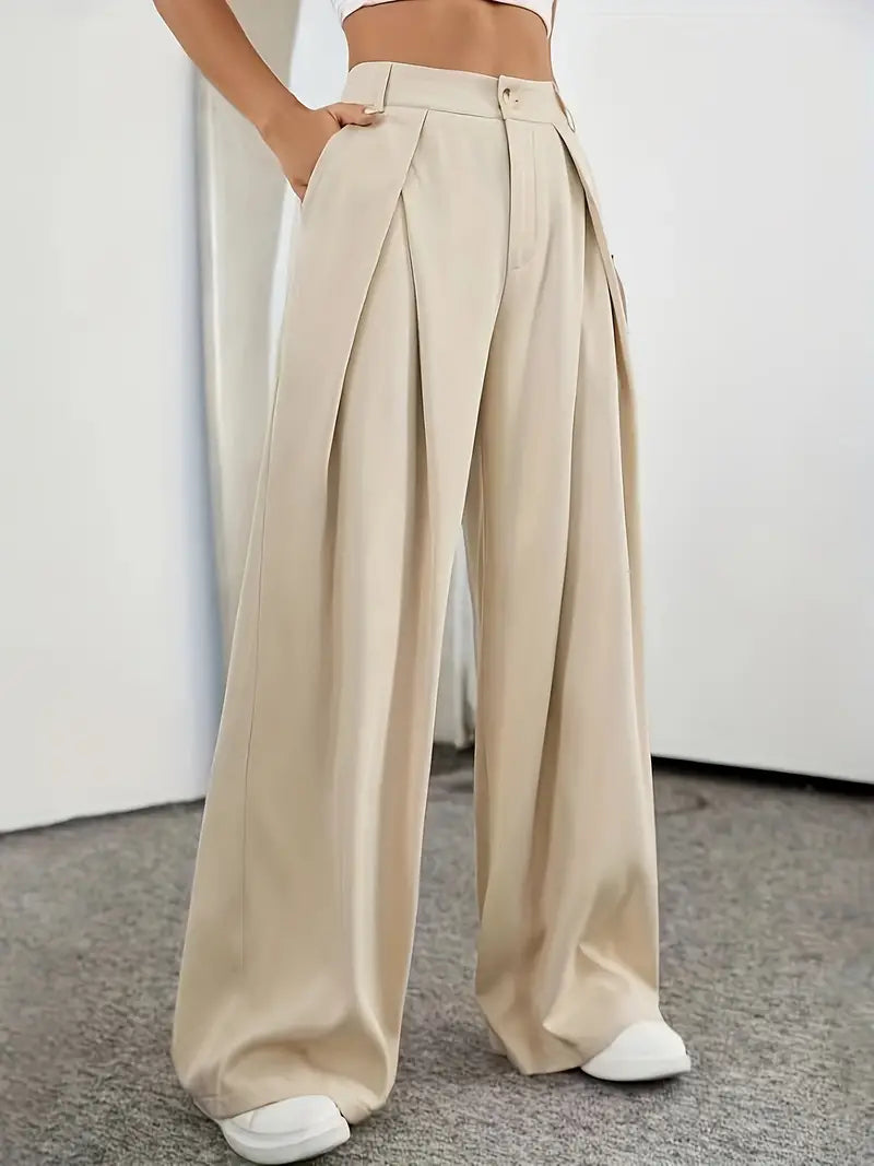 Pantalones Mujer Casual Pierna Recta Ajuste Elegante - Mavetta