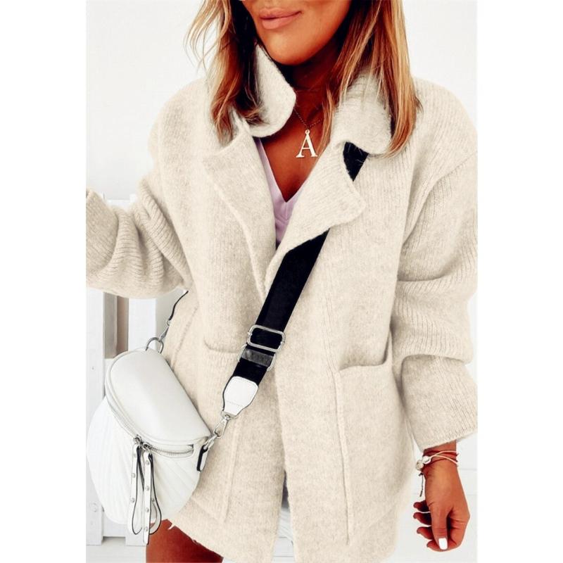 Cárdigan Mujer de Punto Suave con Mangas Oversize
