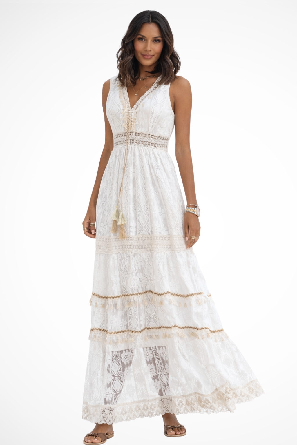 Vestido Maxi Mujer Estilo Bohemio Veraniego - Mavetta