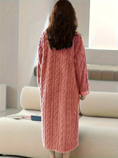 Camisón Mujer de Felpa Suave Confortable