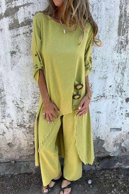 Conjunto Mujer Fluido Ligero Versátil Verano