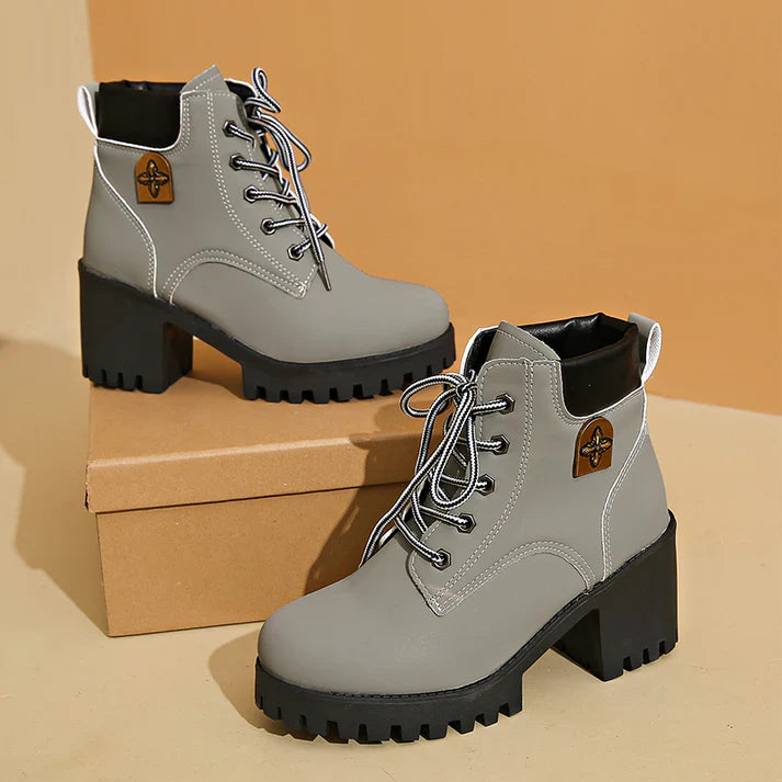 Botines Mujer Tacón Alto Plataforma