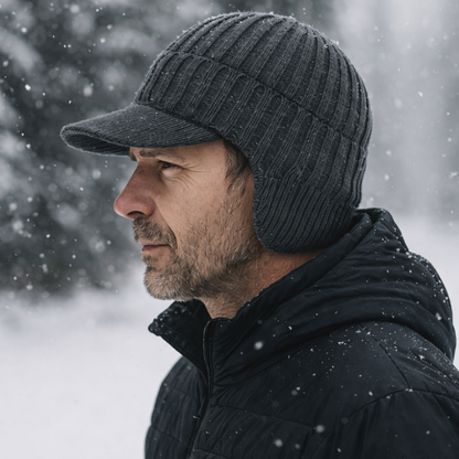 Gorro Invierno Unisex Lana Protección Orejas Ajuste Cómodo