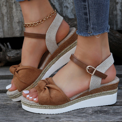 Sandalias mujer de verano con hebilla ajustable