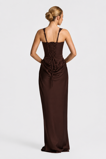 Vestido Corsé Mujer de Silueta Ajustada Elegante