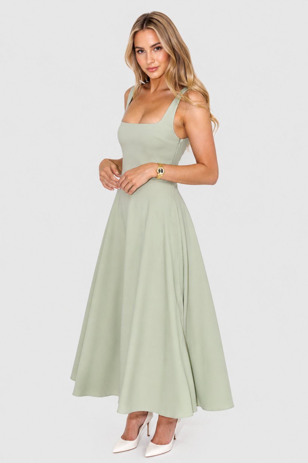 Vestido Mujer Elegante Corte Grace