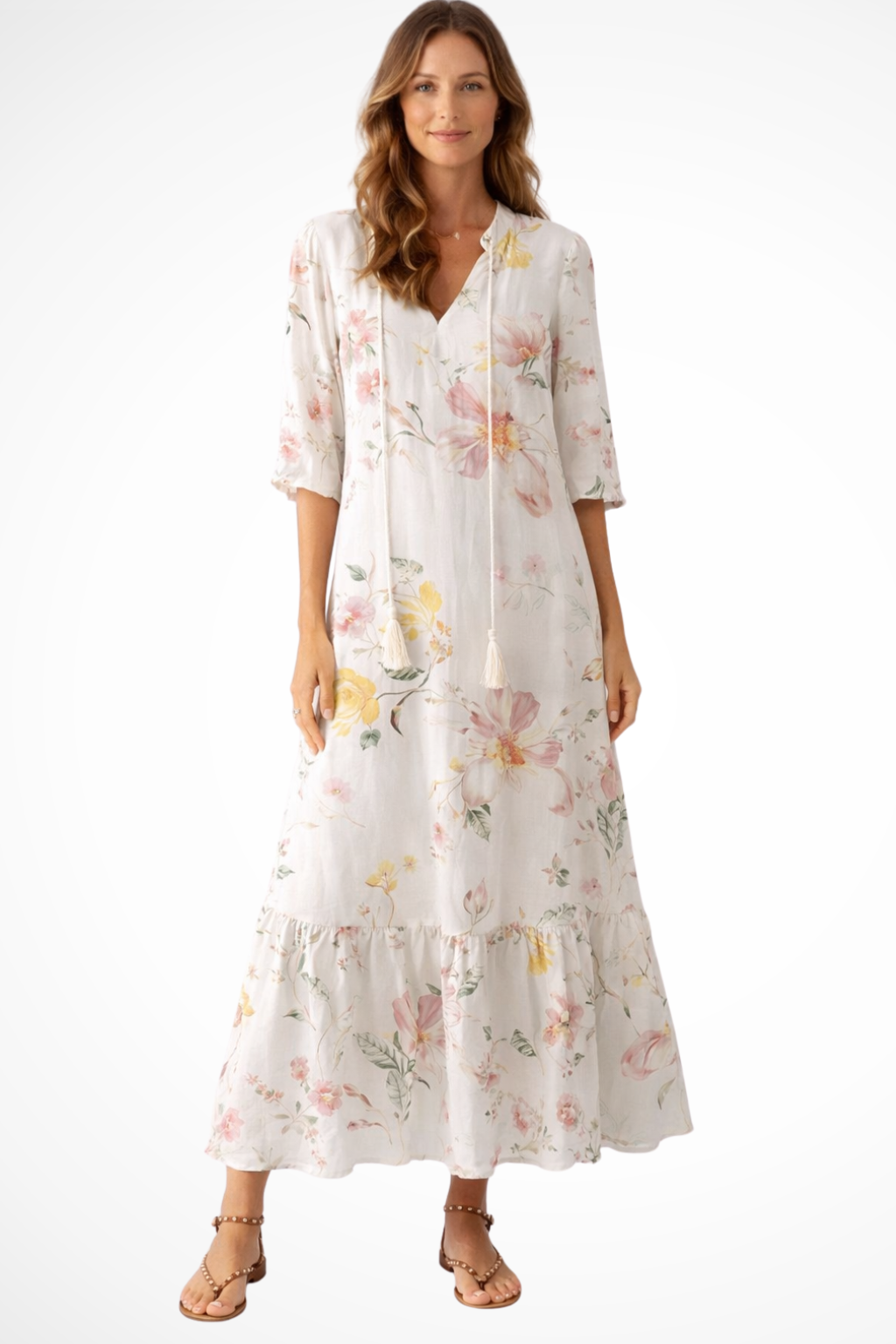 Vestido maxi mujer estilo bohemio playa