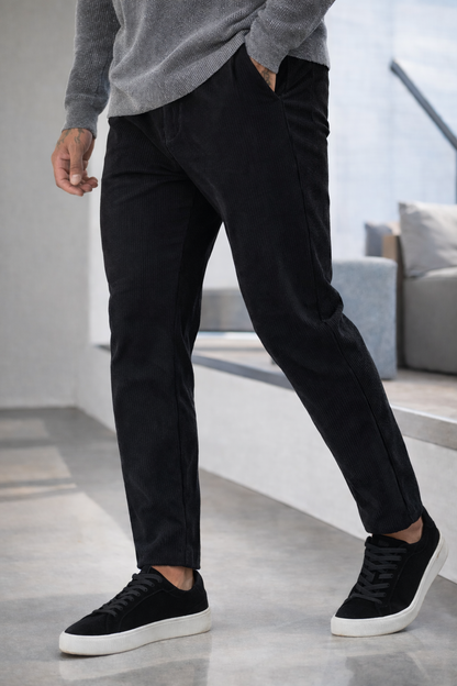 Pantalones Hombre de Pana Comodos Corte Regular