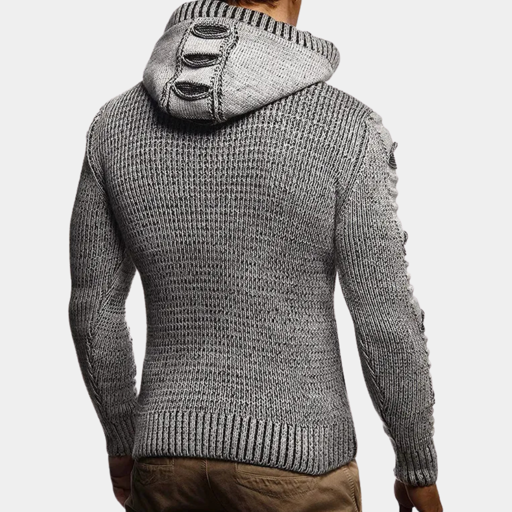Sudadera Hombre de Pumavetta con Capucha y Botones