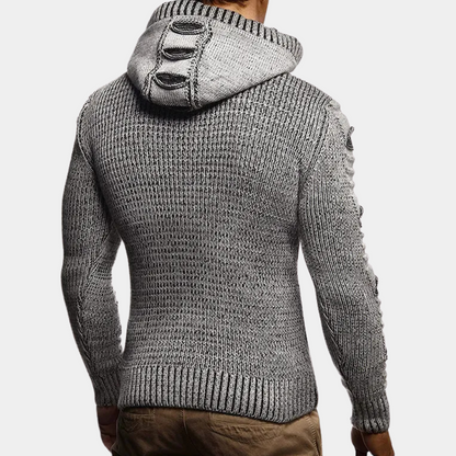 Sudadera Hombre de Pumavetta con Capucha y Botones