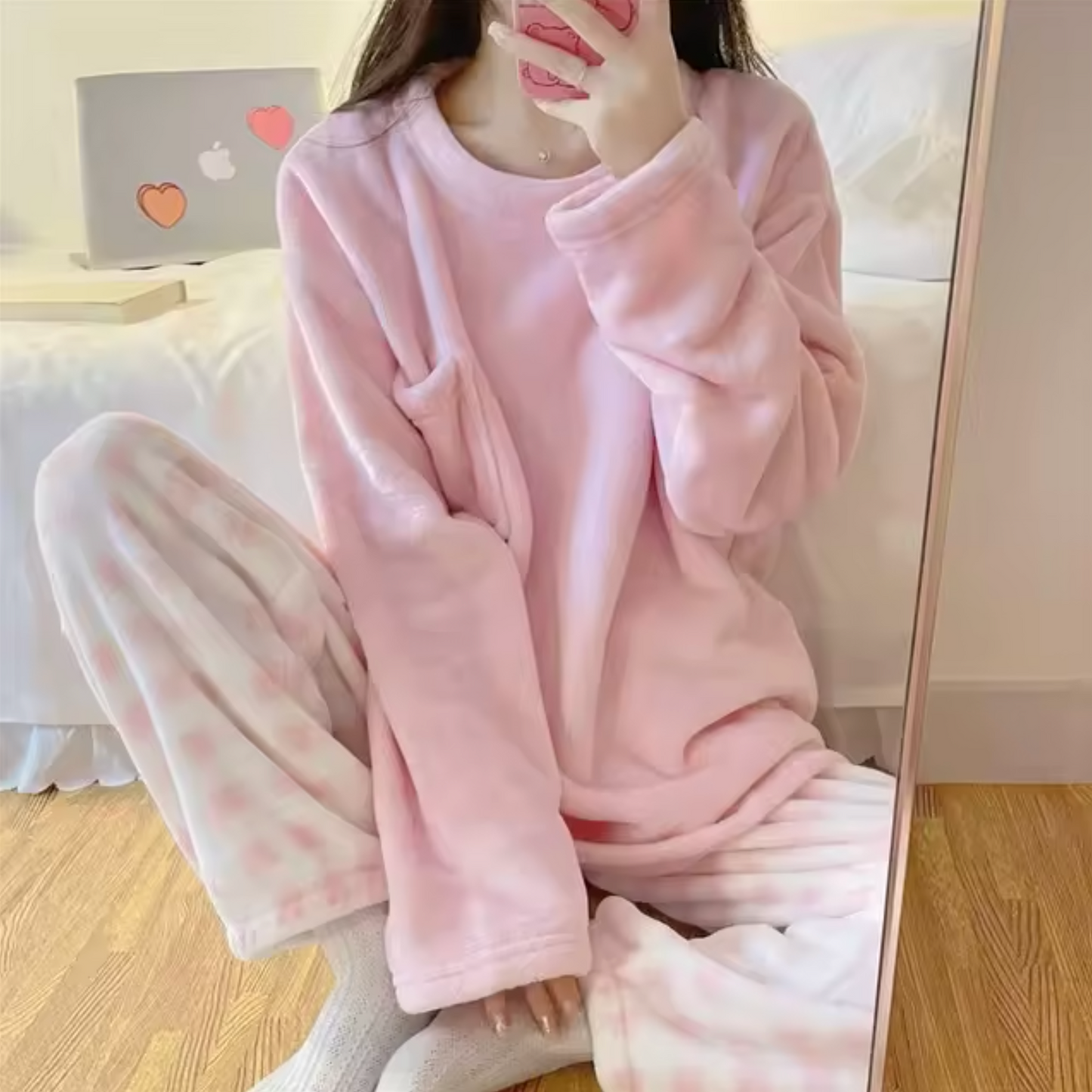 Camiseta Mujer de Algodón Manga Larga Ajustada