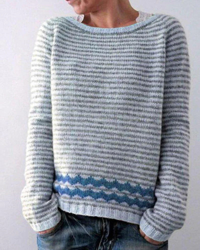 Jersey mujer de punto suave ajuste cómodo