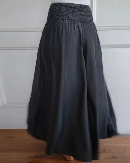 Pantalón Lounge Mujer Pierna Ancha Cintura Alta
