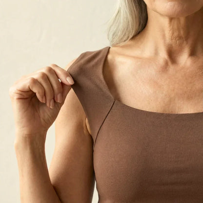 Camiseta Mujer con Sujetador Integrado Ajuste Confortable