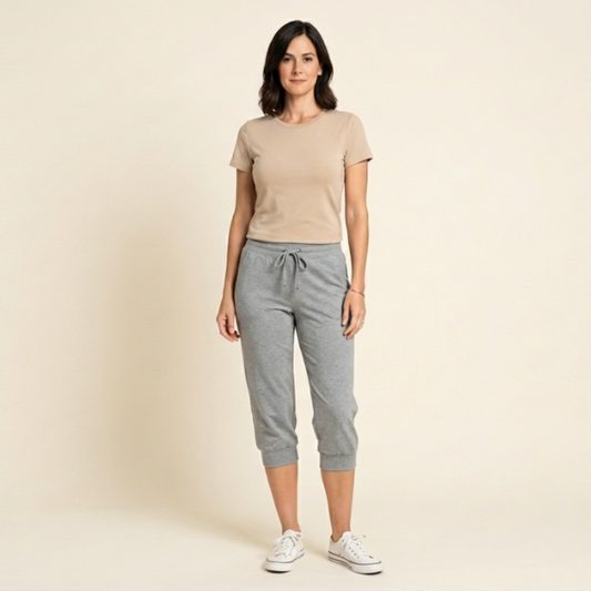 Pantalón Capri Mujer Ajustado Cintura Alta - Mavetta