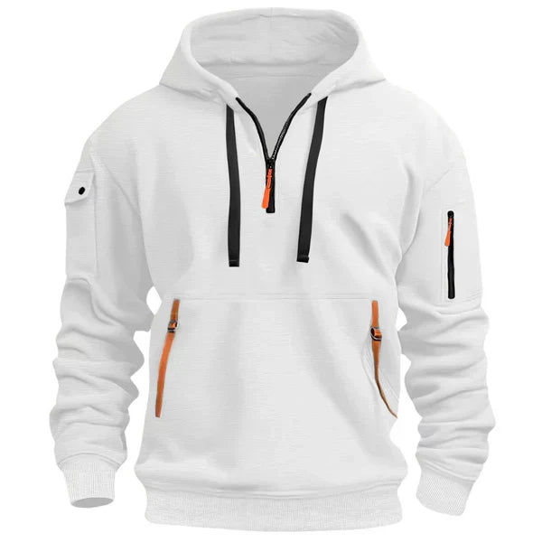 Sudadera hombre con capucha térmica ajuste cómodo estilo casual