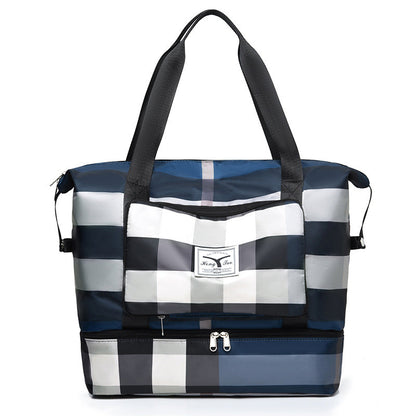 Bolsa de viaje mujer de lana ligera y grande