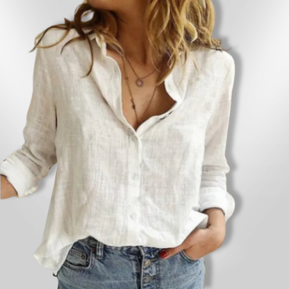 Camisa Hombre Algodón Estampada Manga Larga