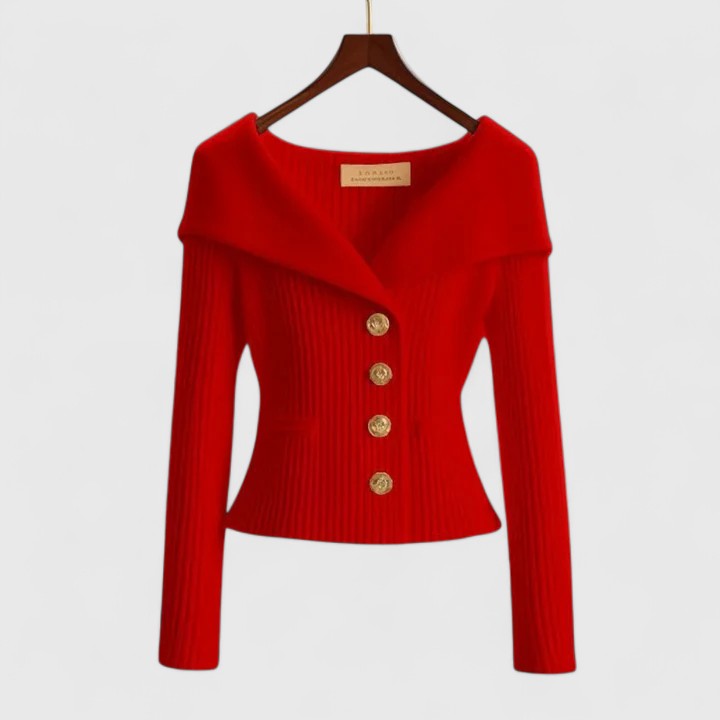 Blazer Mujer de Punto Comodo Versatil Corte Clasico