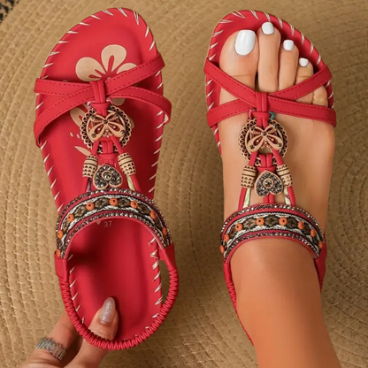 Sandalias ortopédicas mujer estilo ibiza comodidad