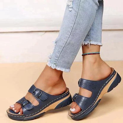 Sandalias Mujer Verano Detalles Decorativos Ajuste Comodo