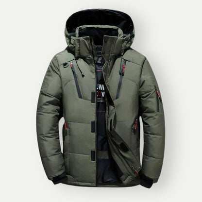 Chaqueta Invierno Hombre Aislante con Capucha