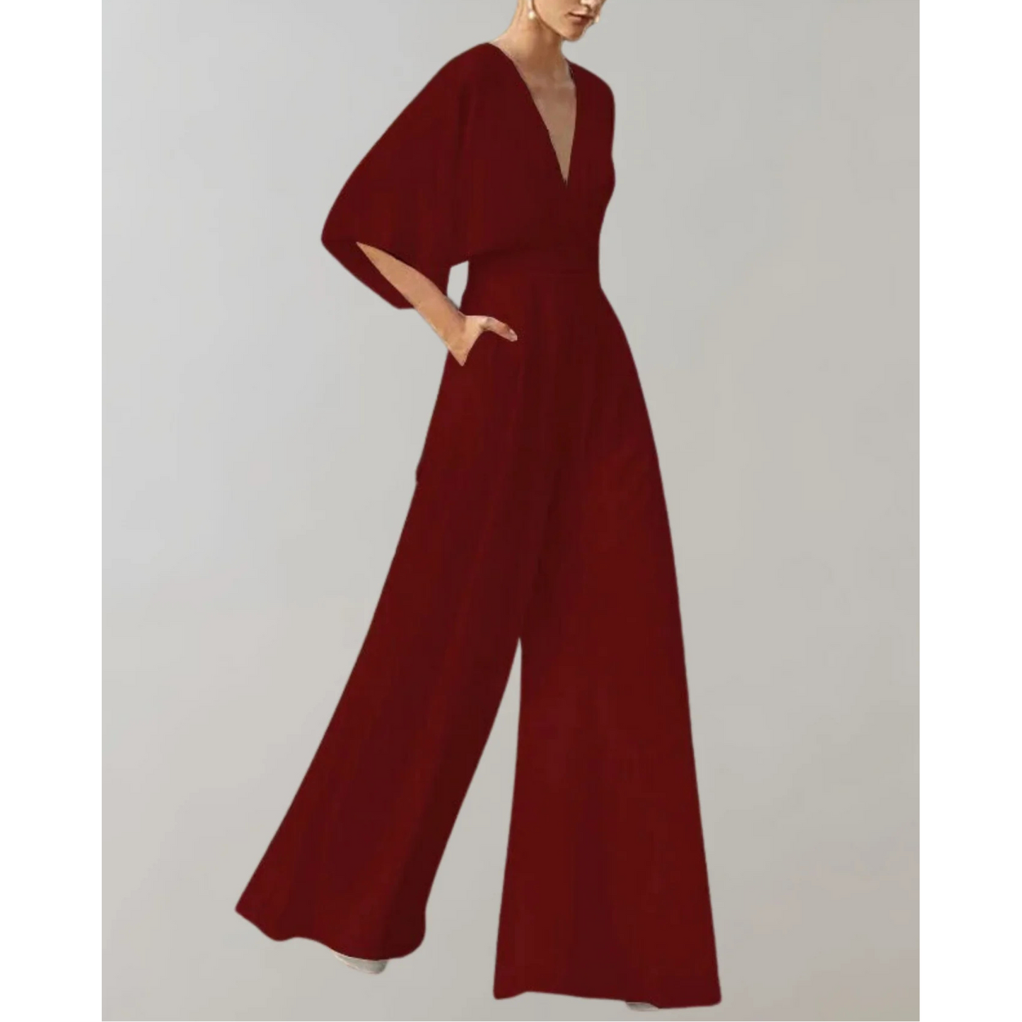 Mono Mujer Ajustado Pernera Ancha