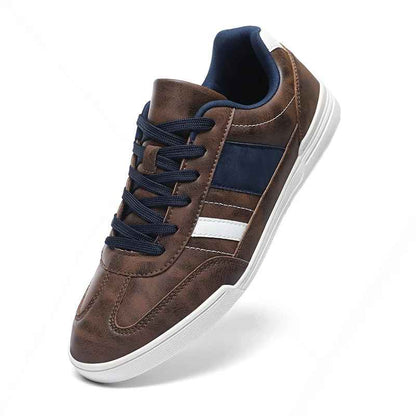Zapatillas Casual Hombre Punta Ancha Suela Plana Goma TPR