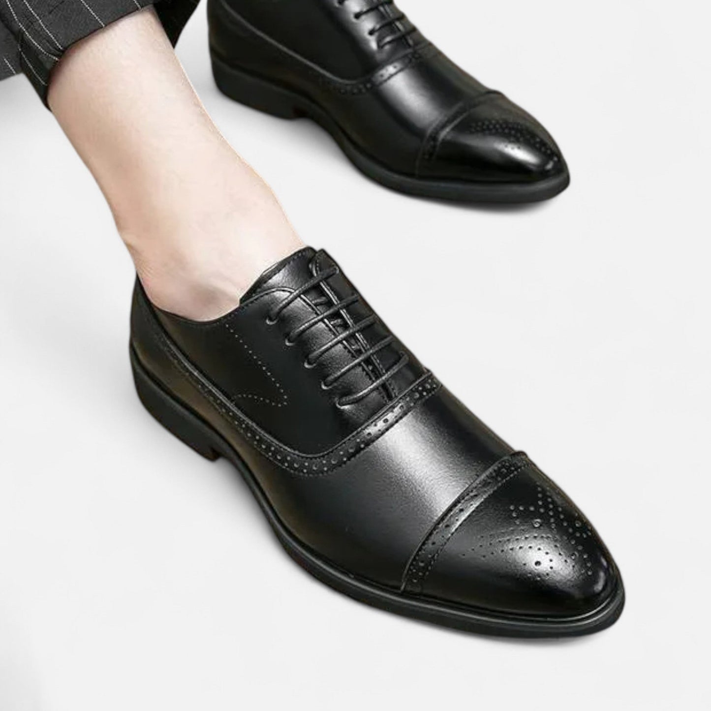 Zapatos de vestir hombre con cordones punta estilizada
